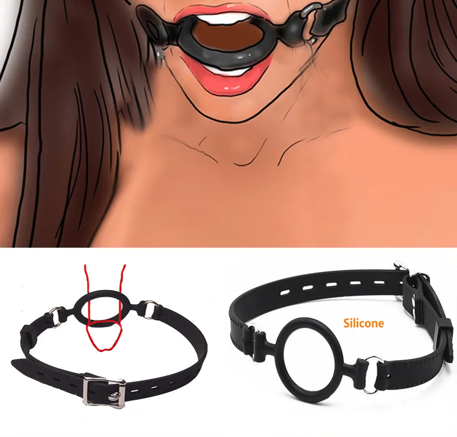 Silicone O Ring Gag Strap