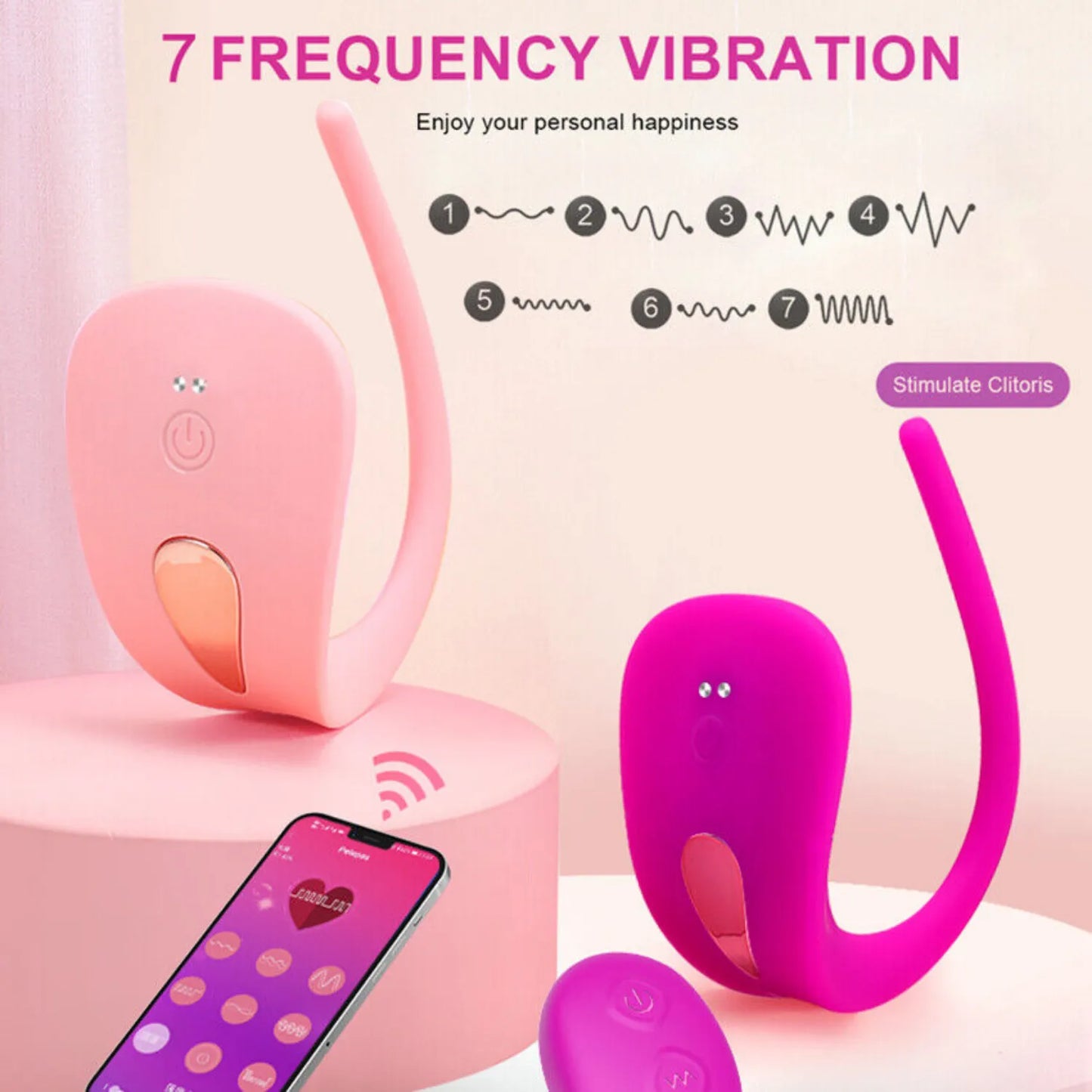 Bluetooth App Remote Stimulator Toys