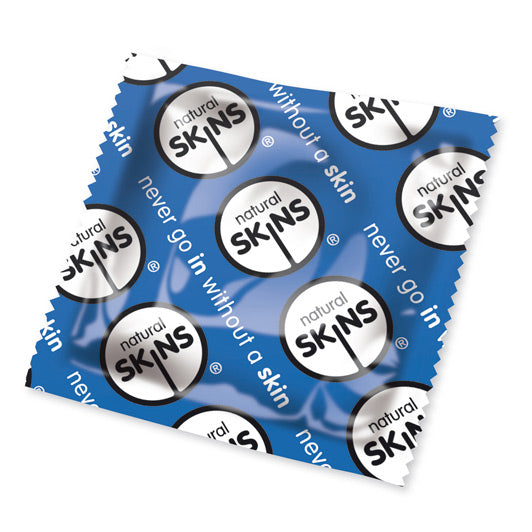 Skins condoms Natural x50(blue)